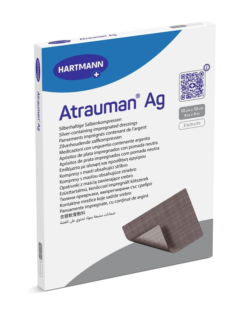 Hartmann Atrauman® Ag - 10x10 cm Vazelinli Yara Temas Tabakası