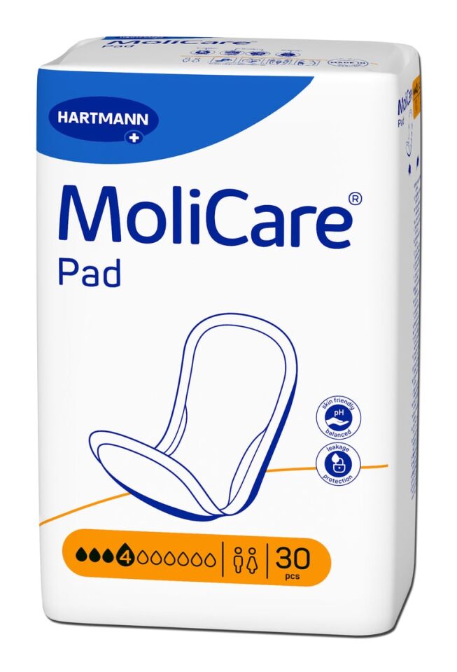Hartmann MoliCare® Pad 4 damla Anatomik İnkontinans Pedi