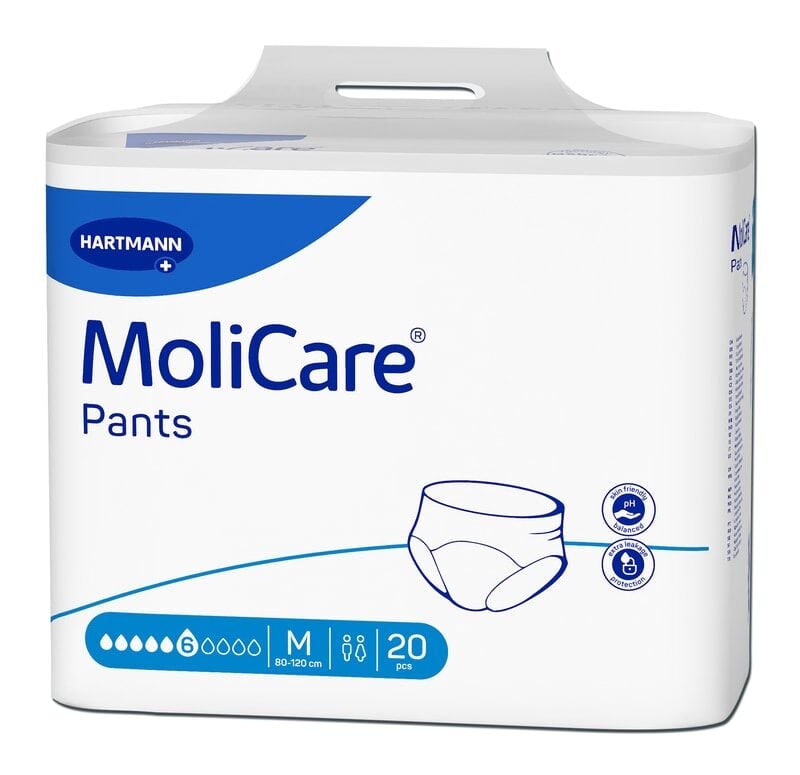 Hartmann MoliCare® Pants 6 damla - M Külot Bez Hartmann MoliCare® Pants 6 damla - L Külot Bez