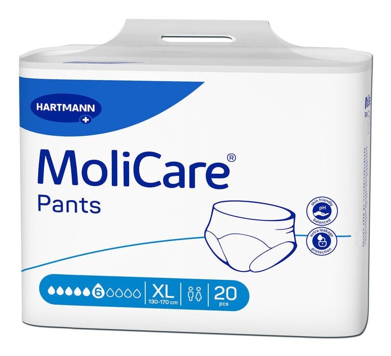 Hartmann MoliCare® Pants 6 damla - M Külot Bez Hartmann MoliCare® Pants 6 damla - L Külot Bez