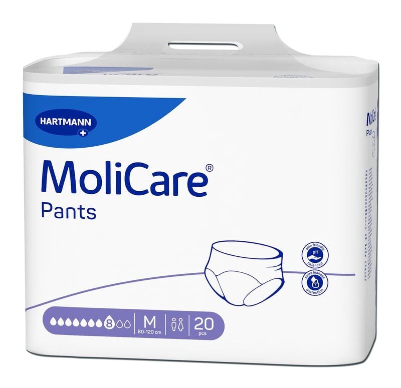 Hartmann MoliCare® Pants 8 damla - M Külot Bez Hartmann MoliCare® Pants 8 damla - L Külot Bez