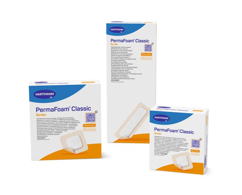 Hartmann PermaFoam® Classic Border Köpük Yara Örtüsü
