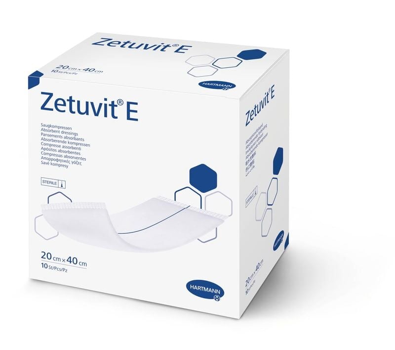 Hartmann Zetuvit® E - 10x10 cm Yüksek Emici Yara Pedi