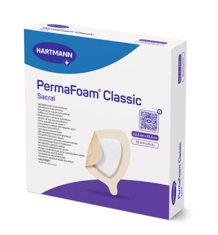 Hartmann PermaFoam® Classic Sacral Köpük Yara Örtüsü 22,5 x 22,5 cm