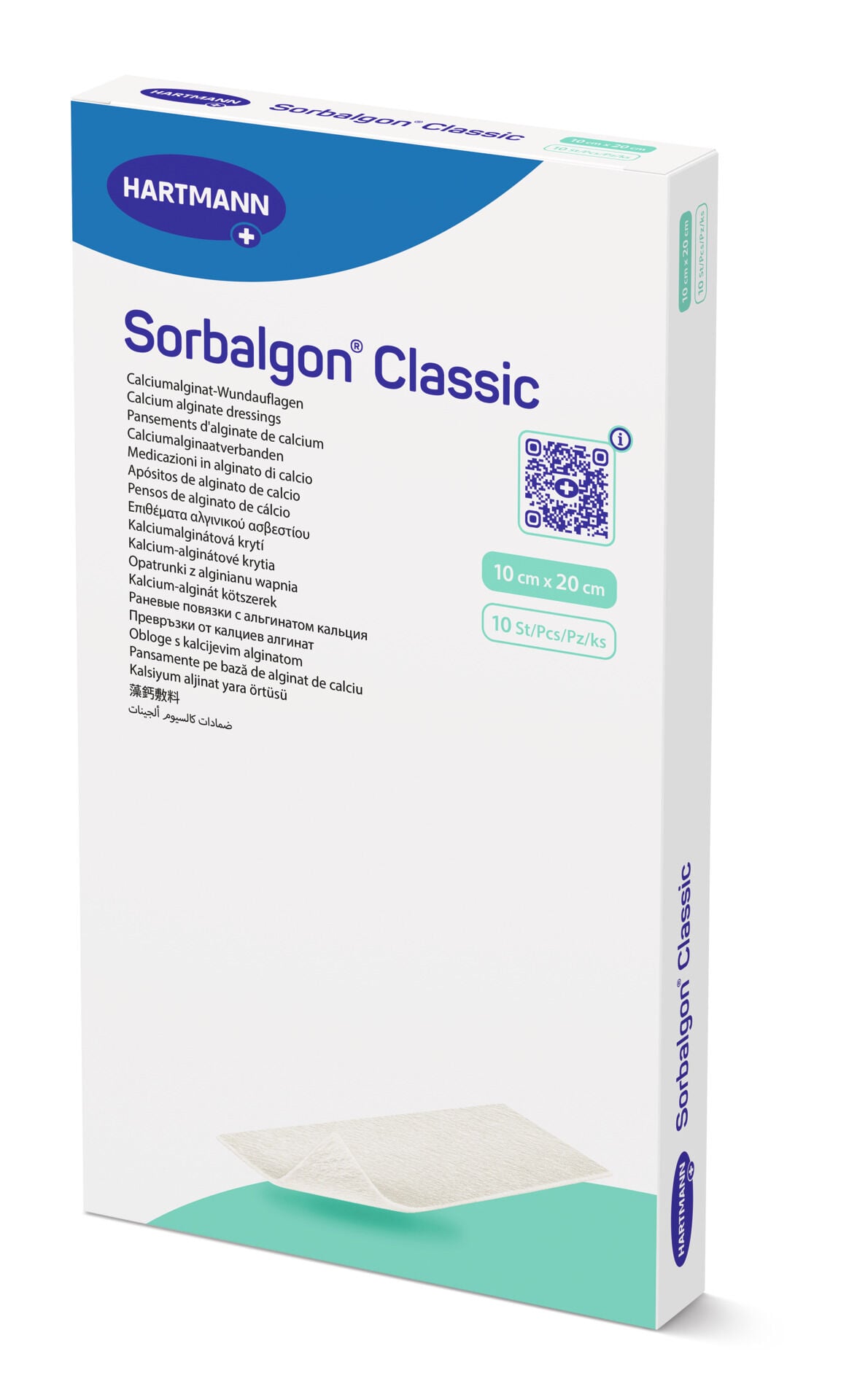 Hartmann Sorbalgon® Classic - 10x20 cm Aljinat Yara Örtüsü