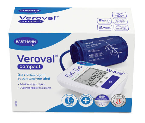 Hartmann Veroval® Compact BPU22 Üst Koldan Tansiyon Ölçüm Cihazı