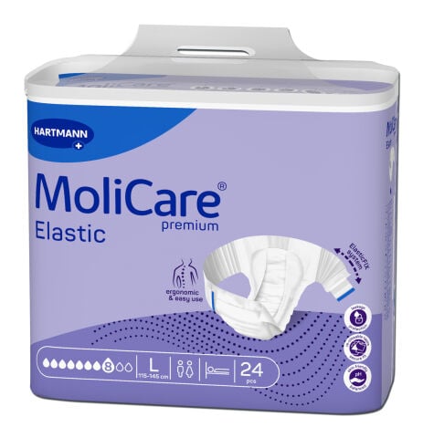 Hartmann Molicare Premium Elastic 8 damla Yetişkin Hasta Bezi - Bel Bantlı Bez L Beden