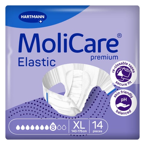 Hartmann MoliCare Premium Elastic 8 Damla Hasta Bezi - Bel Bantlı Bez XL