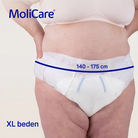 Hartmann MoliCare Premium Elastic 8 Damla Hasta Bezi - Bel Bantlı Bez XL