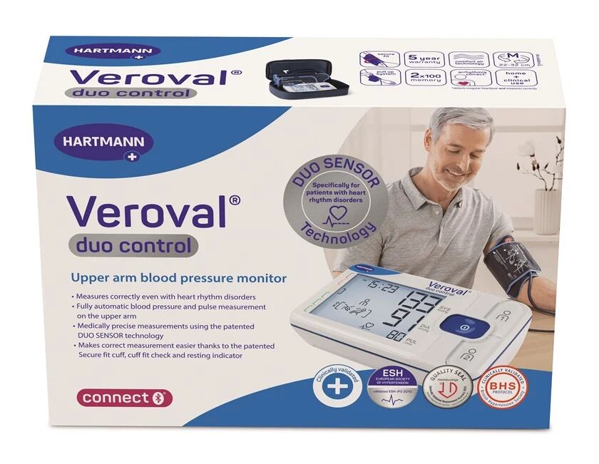 Hartmann Veroval Duo Control Bluetooth Üst Kol Tansiyon Aleti M