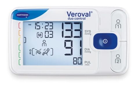 Hartmann Veroval Duo Control Bluetooth Üst Kol Tansiyon Aleti M